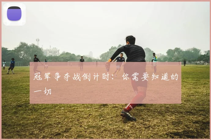 冠军争夺战倒计时：你需要知道的一切
